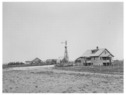William Rall Farmstead in Sheridan County Kansas 1939