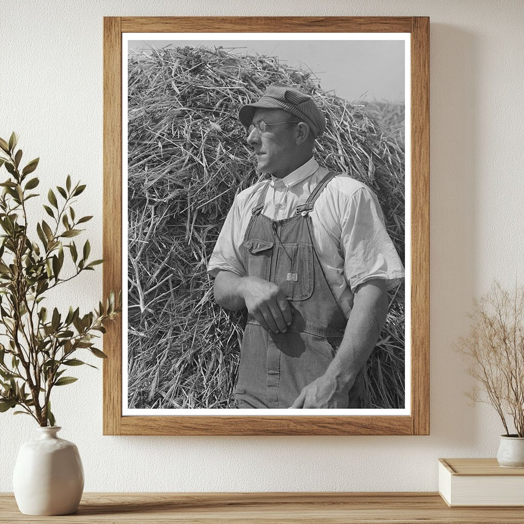 William Rall with Winter Feed Supplies Kansas 1939