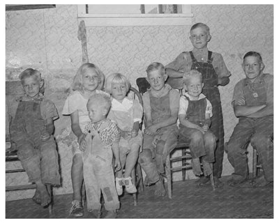Farming Family in Sheridan County Kansas August 1939