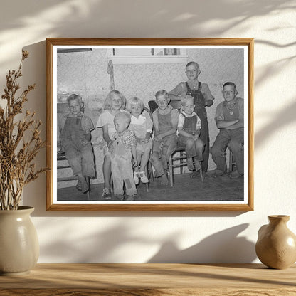 Farming Family in Sheridan County Kansas August 1939