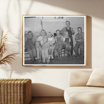 Farming Family in Sheridan County Kansas August 1939