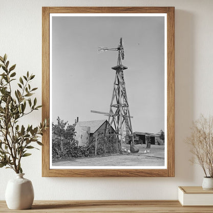 Windmill on William Ralls Farm Kansas August 1939