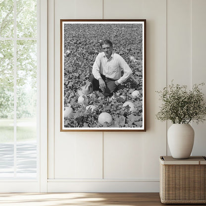 Ernest W. Kirk Jr. with Honeydew Melons September 1939