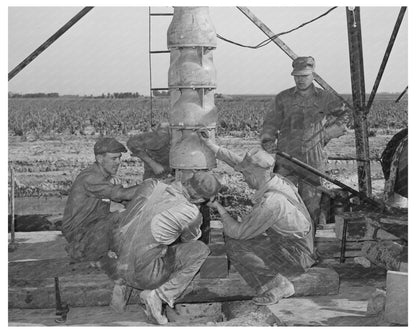 Water Well Setup for Irrigation in Kansas 1939