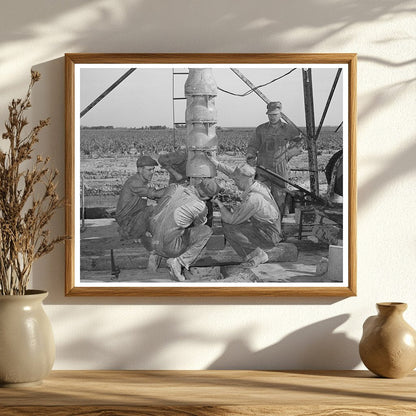 Water Well Setup for Irrigation in Kansas 1939