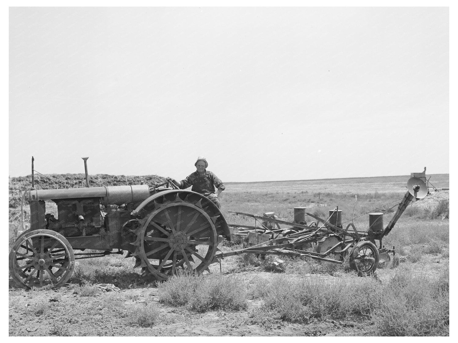 Mr. Bosley Tractors and Planters in Baca County 1939
