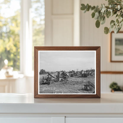 Repossessed Combines in Springfield Colorado September 1939