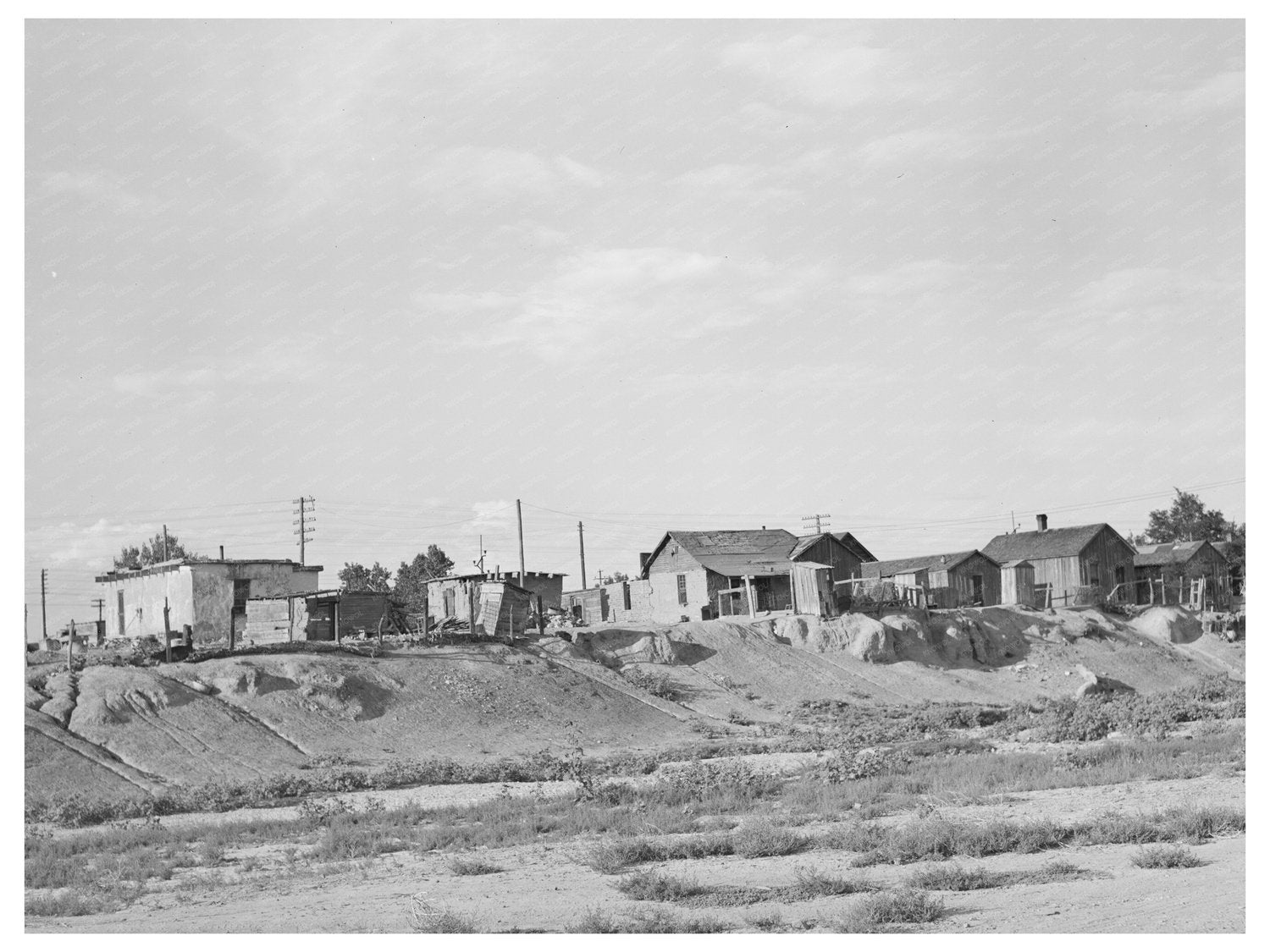 Living Quarters of Mexican Families in La Junta 1939