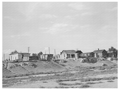 Living Quarters of Mexican Families in La Junta 1939