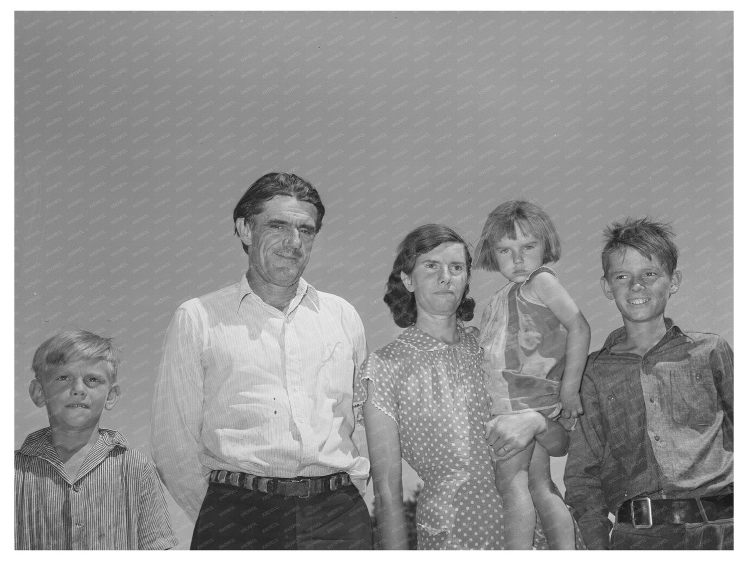 Mrs. Ernest W. Kirk Jr. and Daughter on Colorado Farm 1939