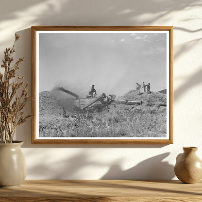 Wheat Threshing in Questa New Mexico 1939