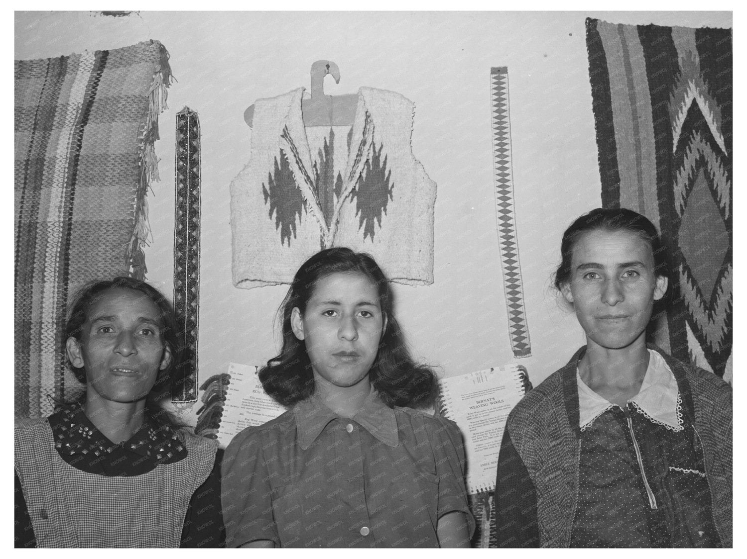 WPA Weaving Project in Costilla New Mexico 1939
