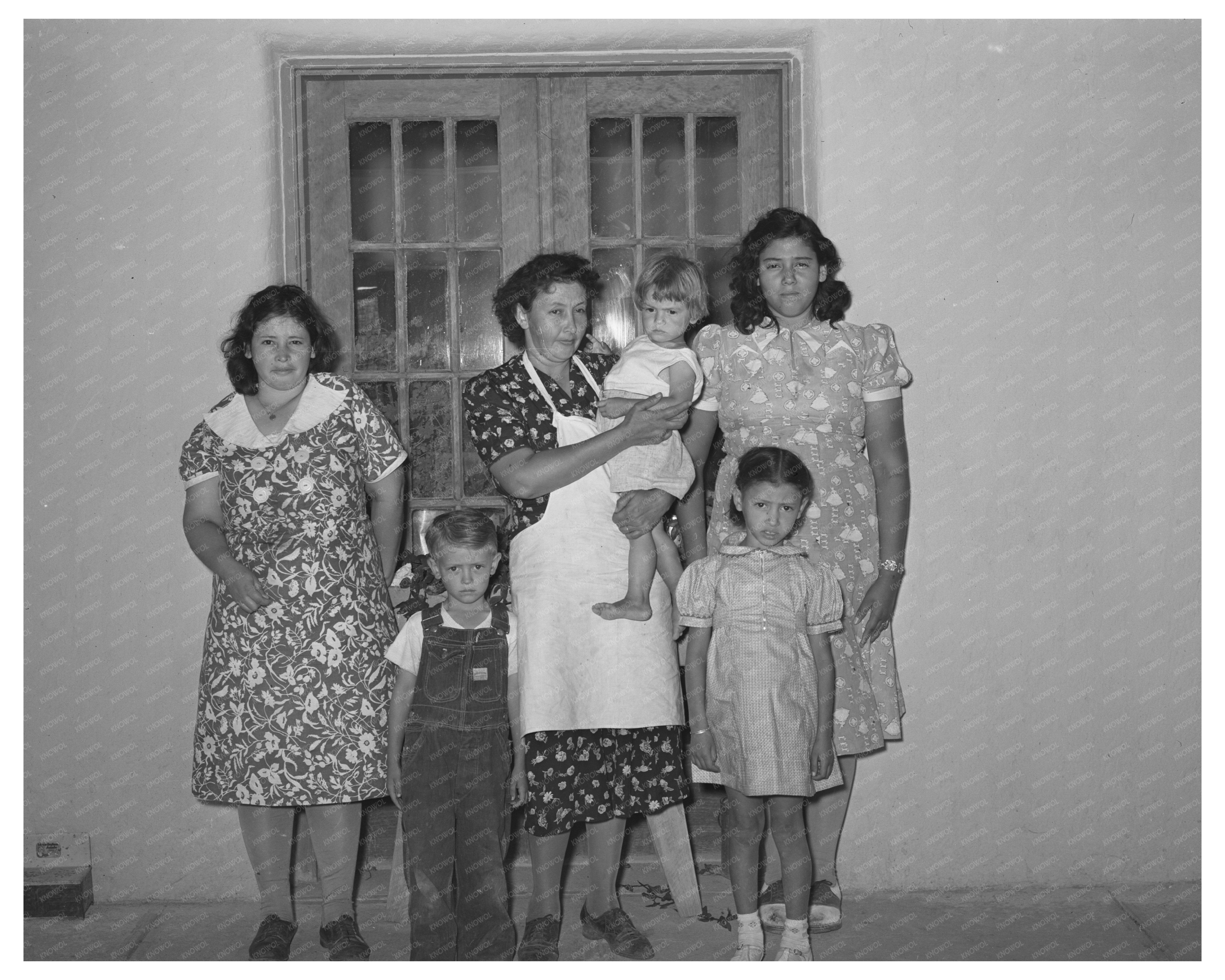Spanish-American Family in Taos New Mexico 1939