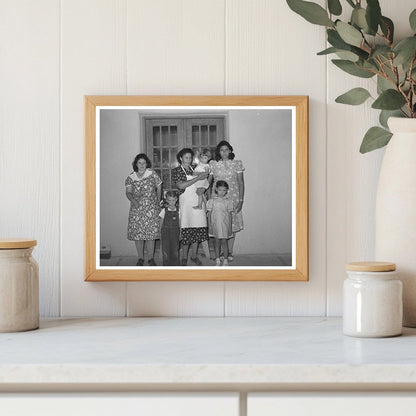 Spanish-American Family in Taos New Mexico 1939