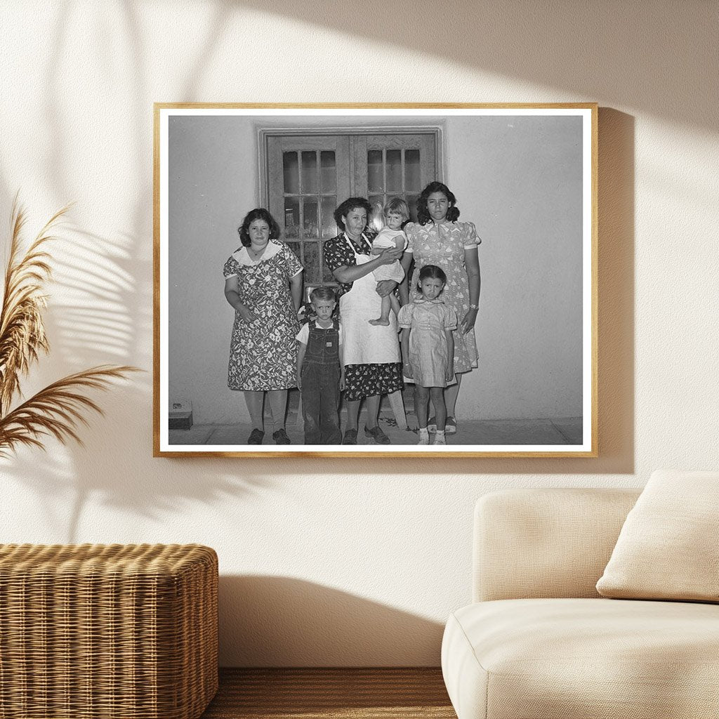 Spanish-American Family in Taos New Mexico 1939
