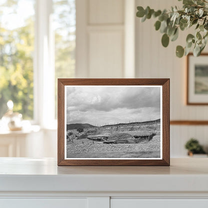 Straw Shelter for Livestock in Taos County 1939