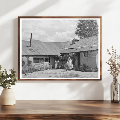Spanish-American Farm Home in Questa New Mexico 1939