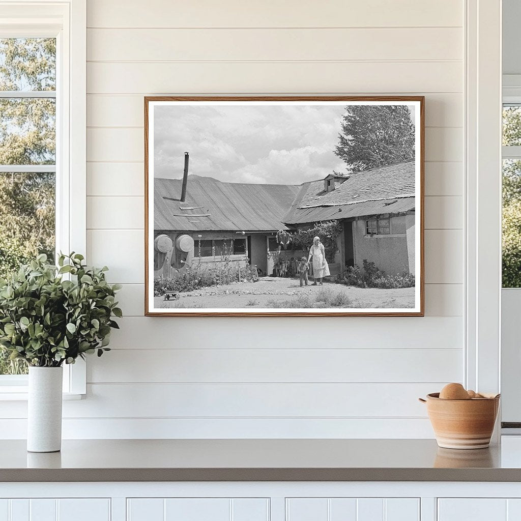 Spanish-American Farm Home in Questa New Mexico 1939