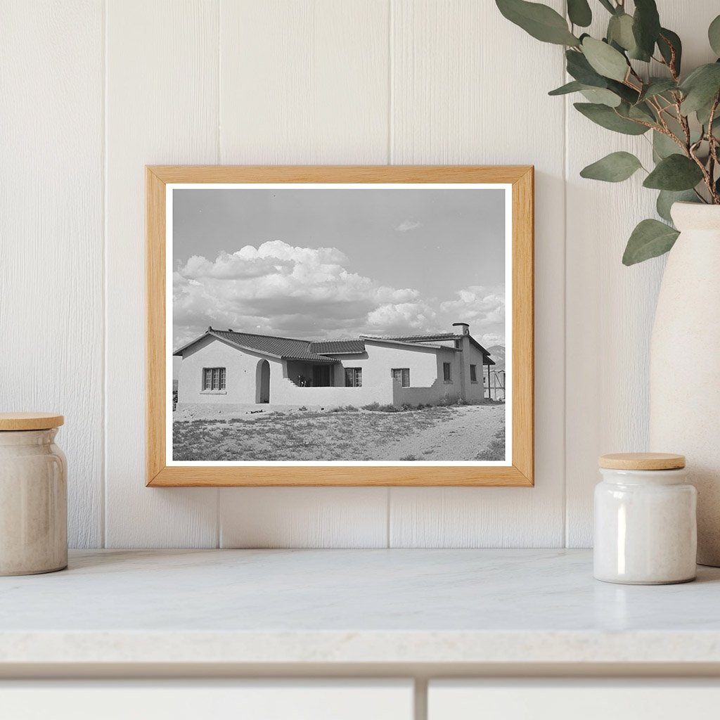 Spanish-American Home in Taos New Mexico 1939