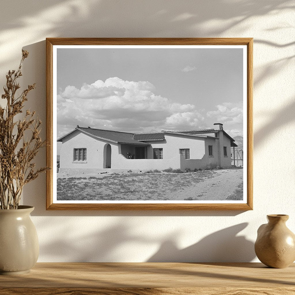 Spanish-American Home in Taos New Mexico 1939