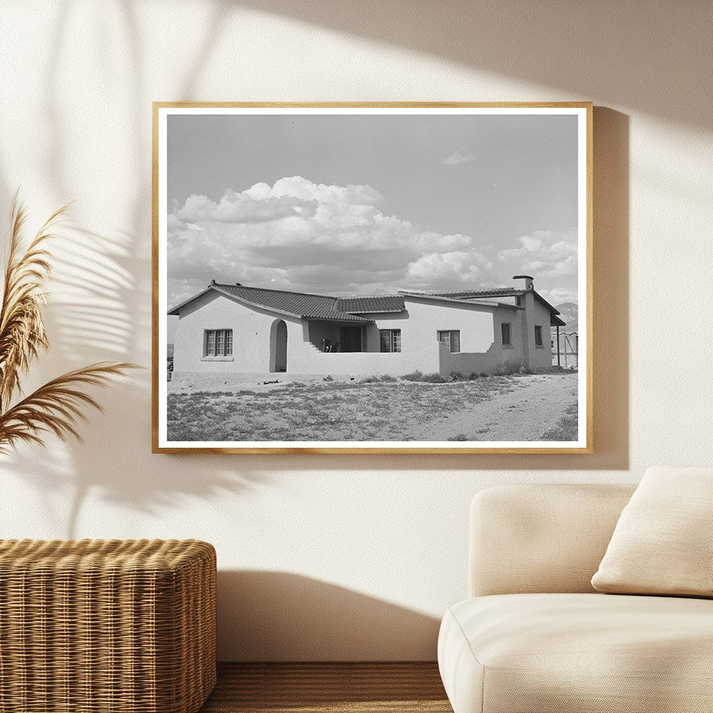 Spanish-American Home in Taos New Mexico 1939