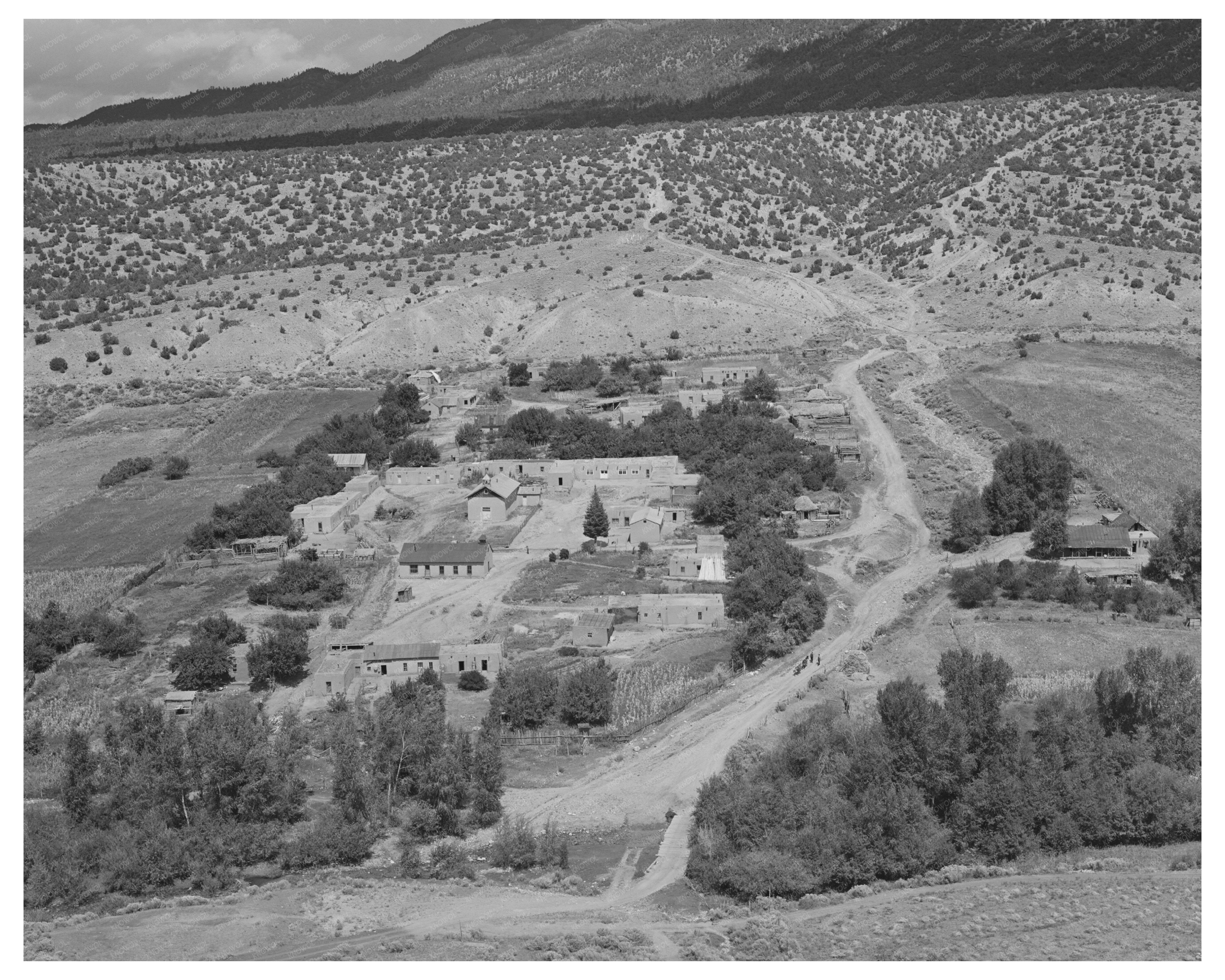 Spanish-American Village Life in Valdez New Mexico 1939