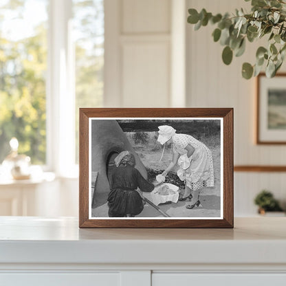 Spanish-American Farm Home Baking Bread 1939