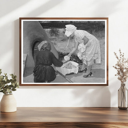 Spanish-American Farm Home Baking Bread 1939