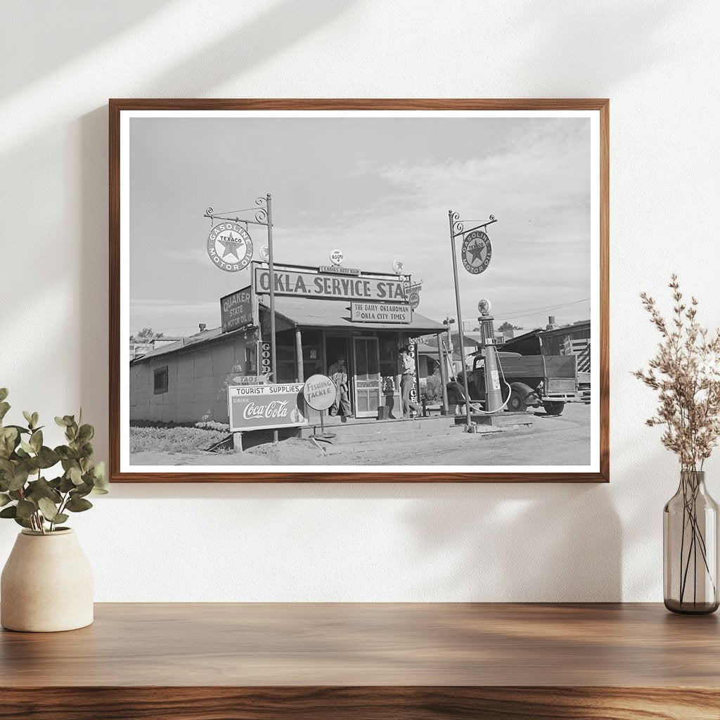 Service Station in Questa New Mexico September 1939