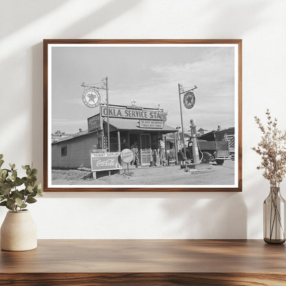Service Station in Questa New Mexico September 1939