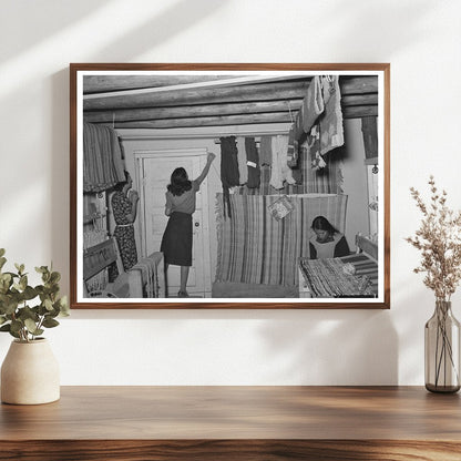 Weaving Project Shop in Costilla New Mexico 1939