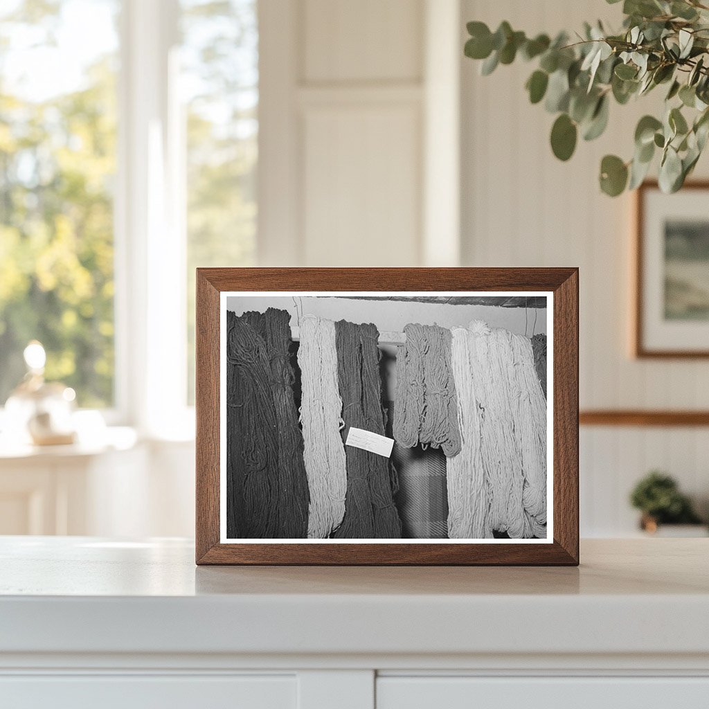 Woolen Thread Skeins from WPA Project Costilla 1939