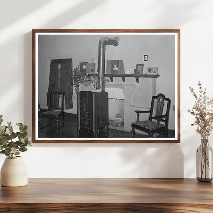 Spanish-American Farmhouse Interior Taos New Mexico 1939