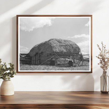 Straw-Covered Barn on New Mexico Farm September 1939
