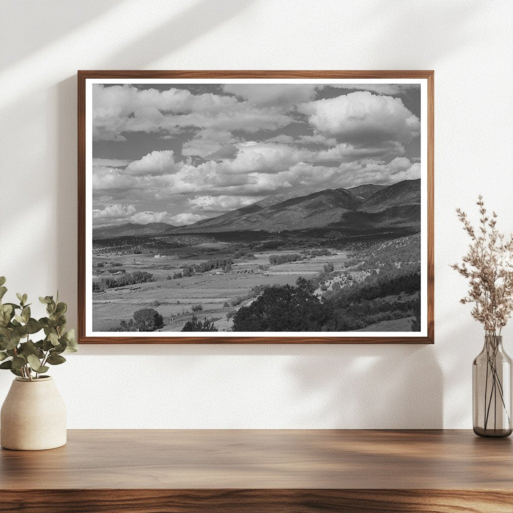 Irrigated Valley Near San Cristobal New Mexico 1939