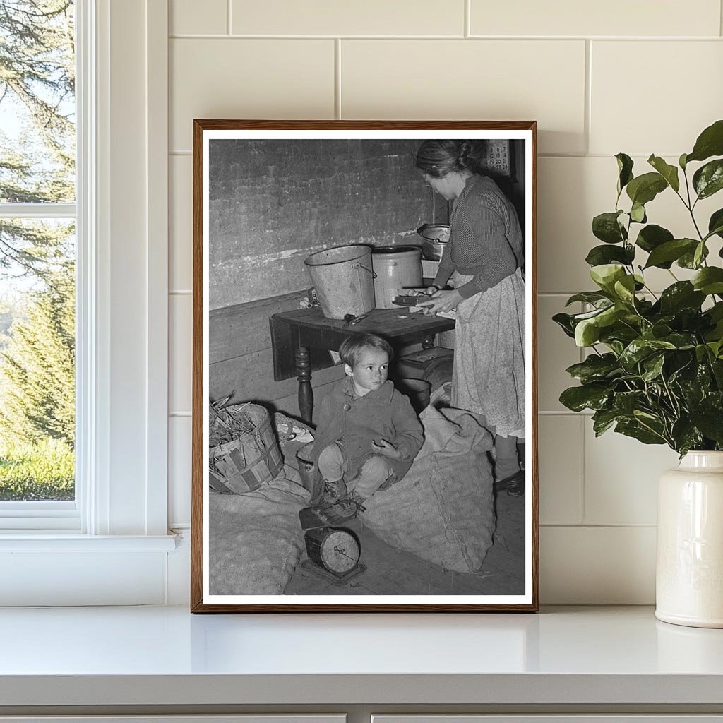 Vintage Kitchen in Vermont October 1939 Farm Security Administration