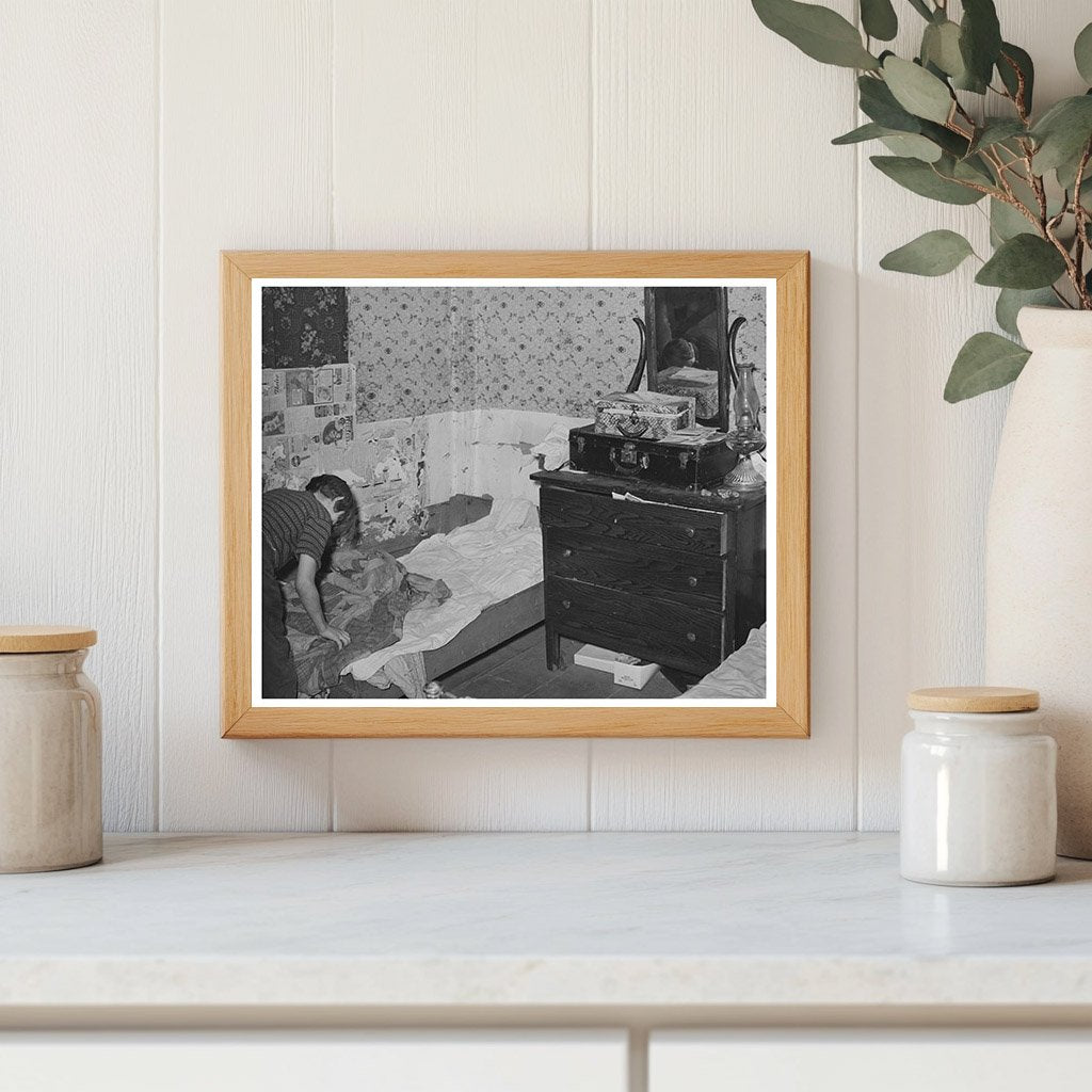 Vintage Bedroom in Farm Home Bradford Vermont 1939