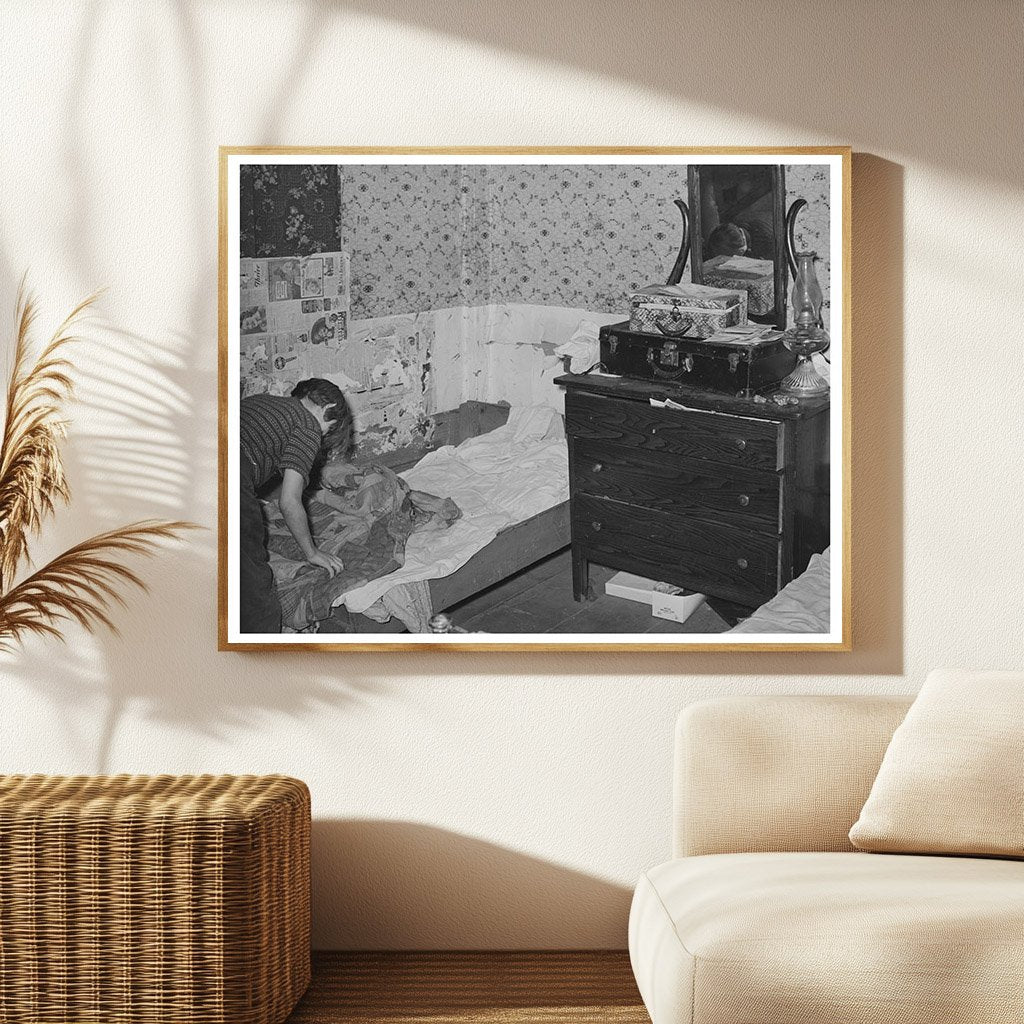 Vintage Bedroom in Farm Home Bradford Vermont 1939