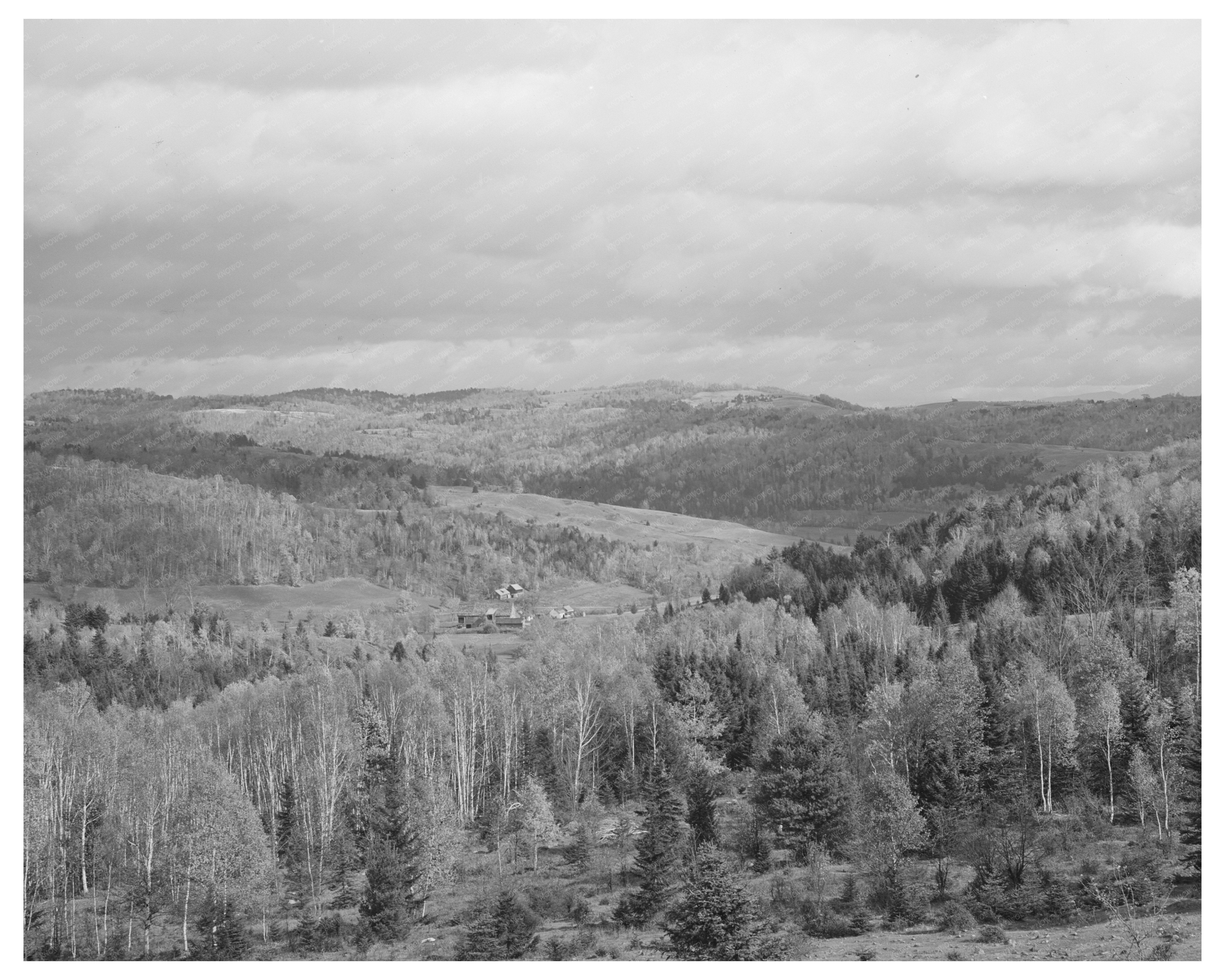 Farmhouse in Bradford Vermont October 1939