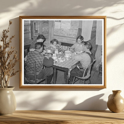 Farm Family Dinner Orange County Vermont October 1939