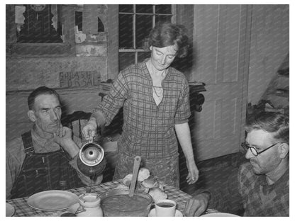 Vintage Farm Scene in Orange County Vermont 1939