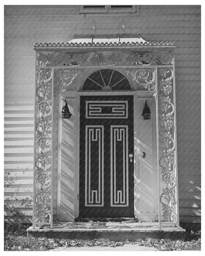 Manchester Vermont Home Entrance October 1939 Vintage Photo