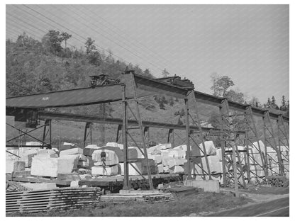 Stone Quarry along U.S. Route 7 Arlington Vermont 1939