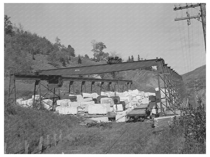 Stone Quarry on U.S. No. 7 Arlington Vermont 1939