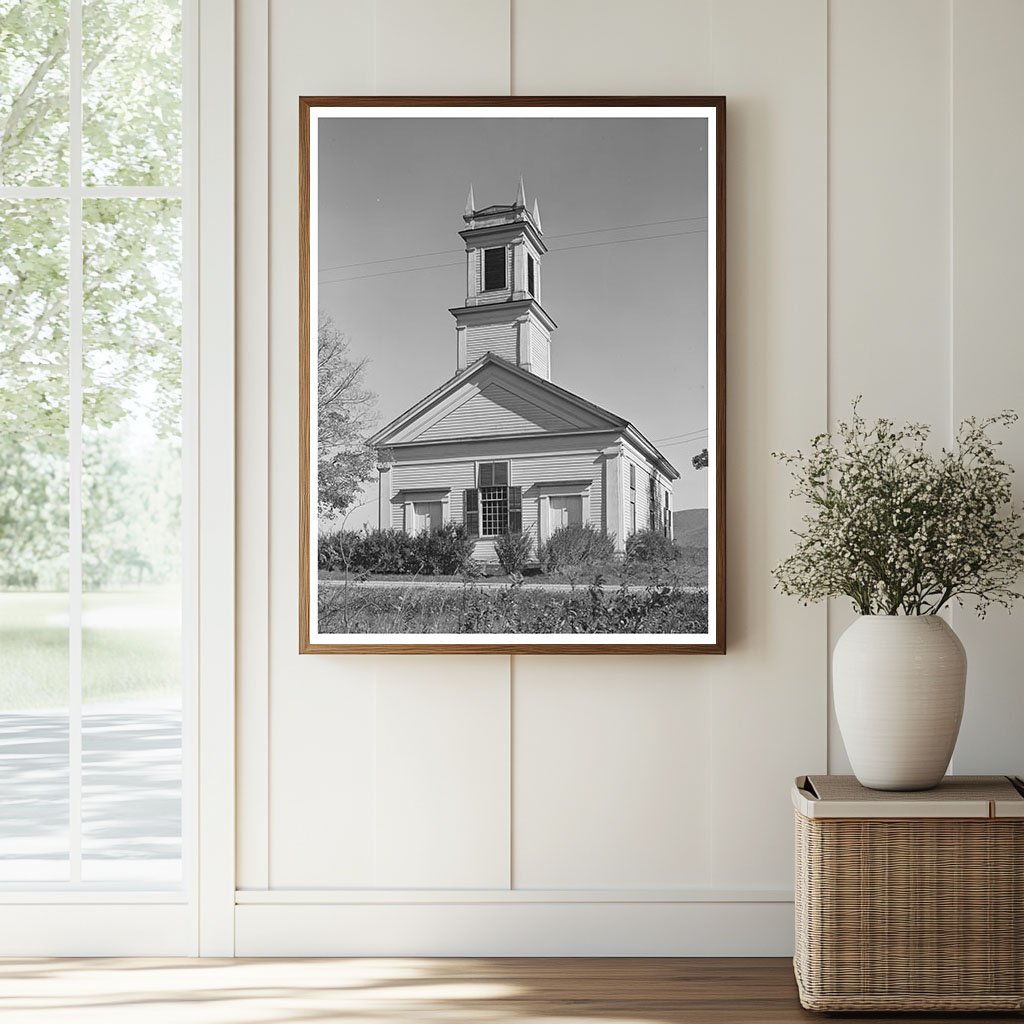 Church along U.S. Route 7 Arlington Vermont 1939