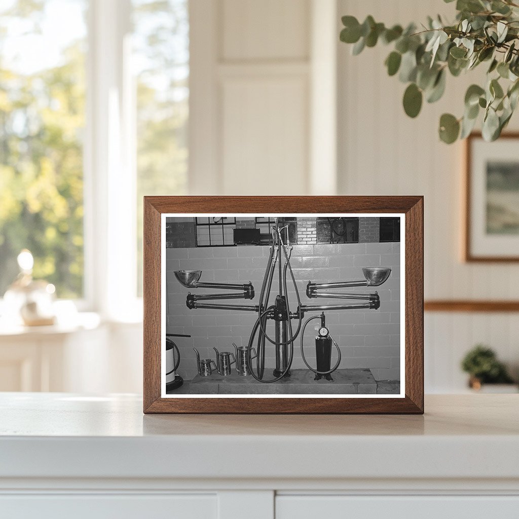 Vintage Gasoline Service Station Lubrication Equipment 1939