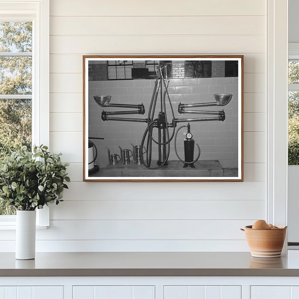 Vintage Gasoline Service Station Lubrication Equipment 1939