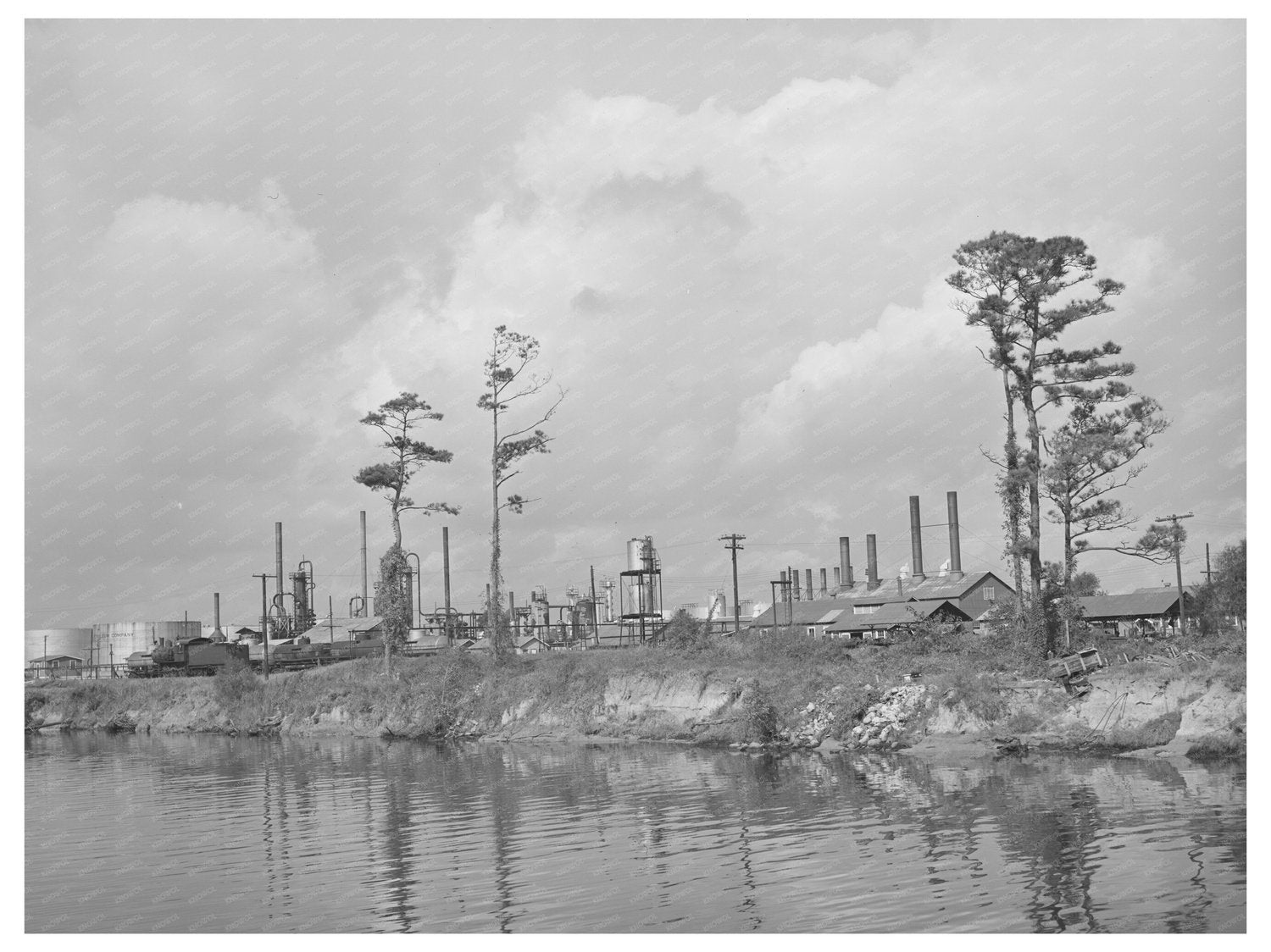 Oil Refinery at Port of Houston Texas October 1939