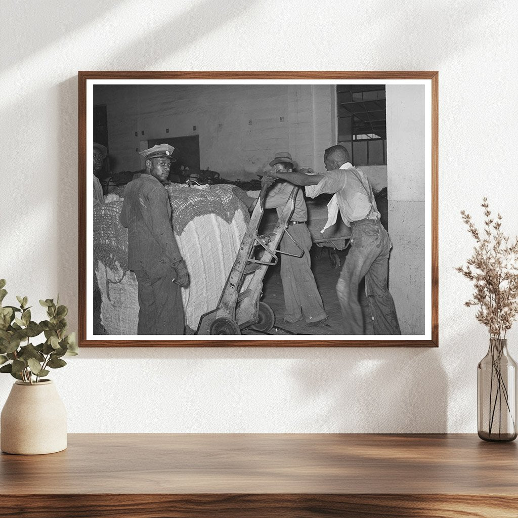 1939 Cotton Loading Process in Houston Texas