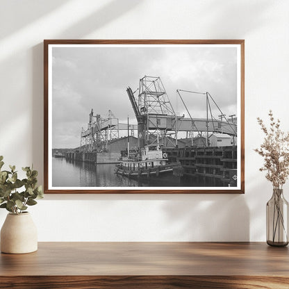 Loading Dock at Port of Houston Texas October 1939